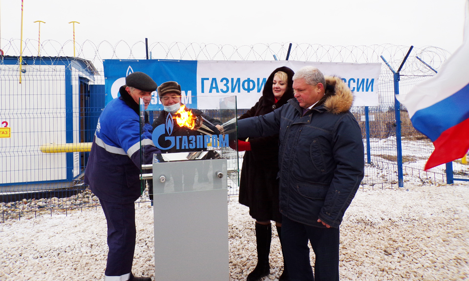 Газификация жкх. В селе Давыдовское провели ГАЗ.